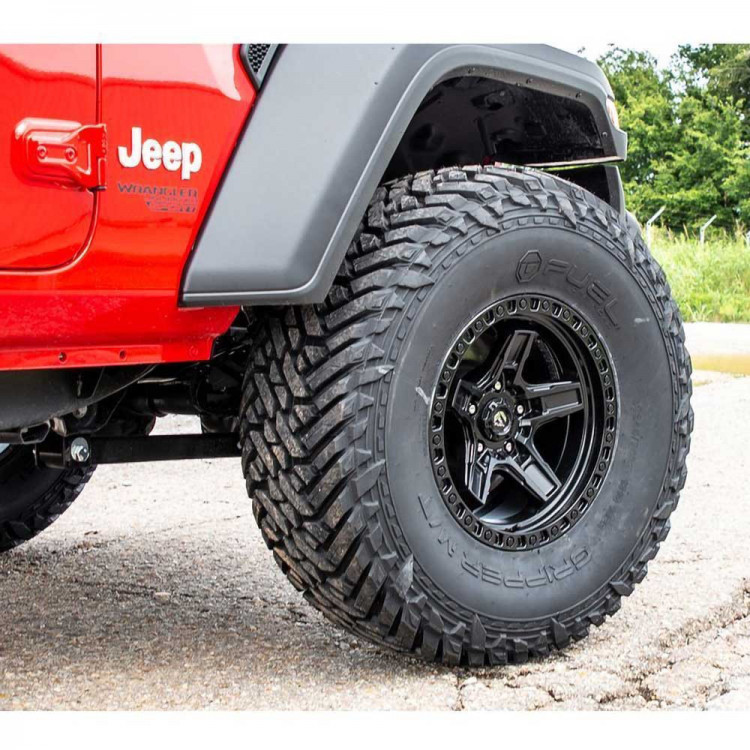 Fuel Alloy Wheel D697 Kicker Black - Jeep JK, JL & JT - 2