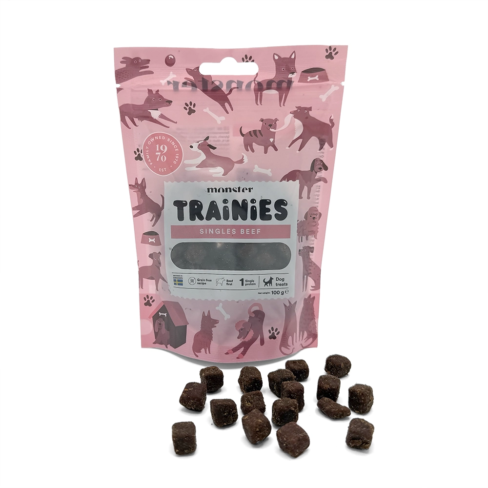 Monster trainies hundgodis med singelprotein