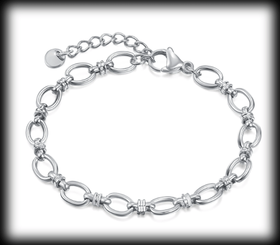 Elegant armband för henne - rostfritt stål.