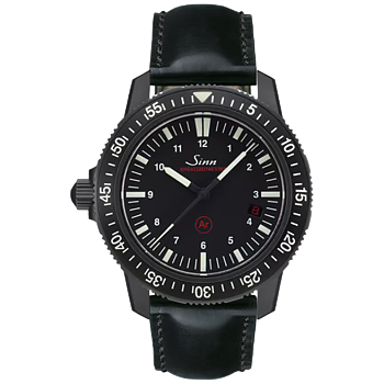 603.020 Sinn EZM 3  S vintage svart läderband