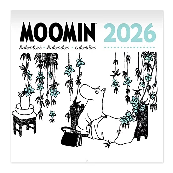 Moomin Wall Calendar 2026, 30x30 cm 