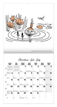 Moomin Wall Calendar 2026, 30x30 cm 