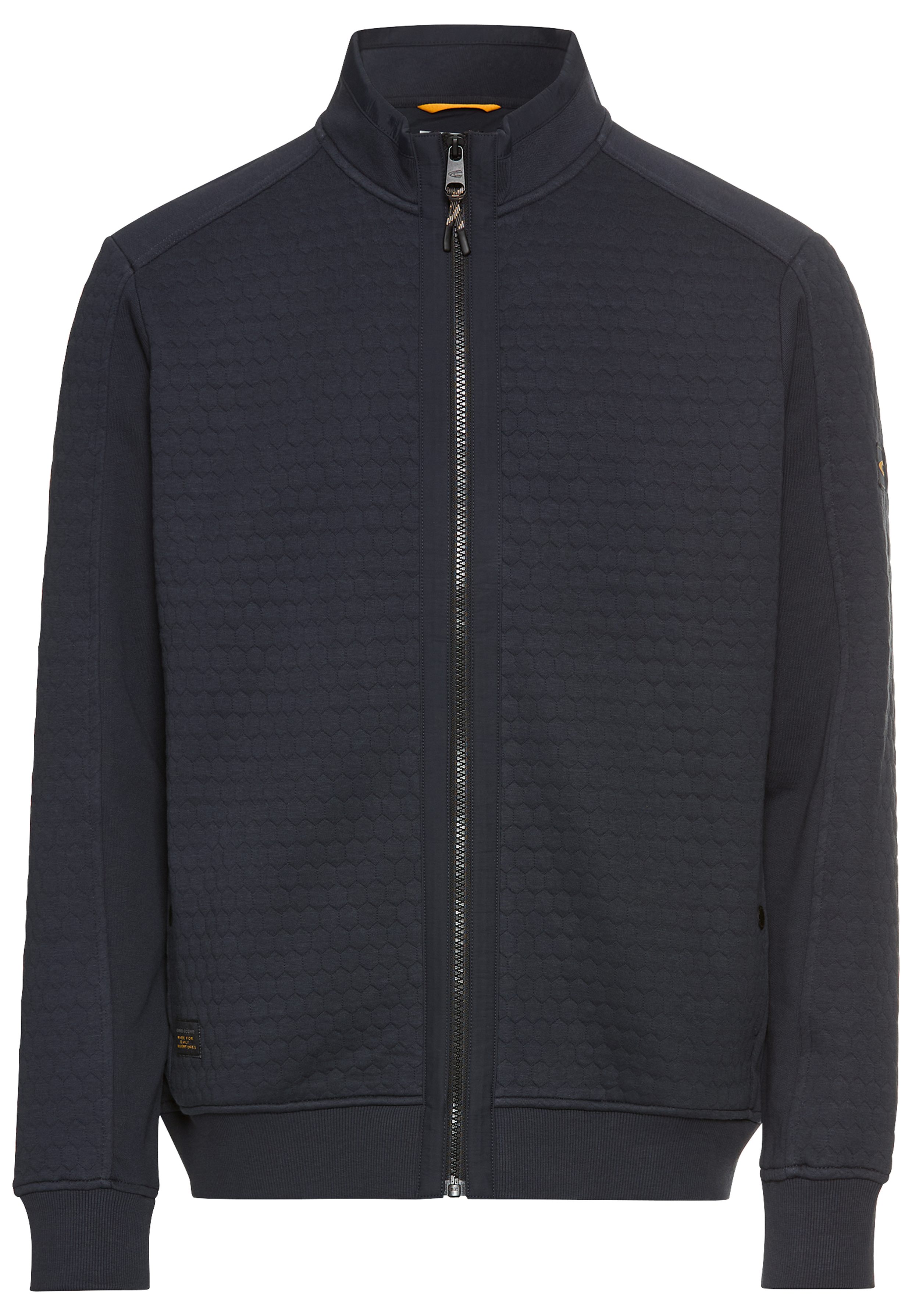 Cardigan/mjukisjacka  med dragkedja, blå från camel active,  - 2