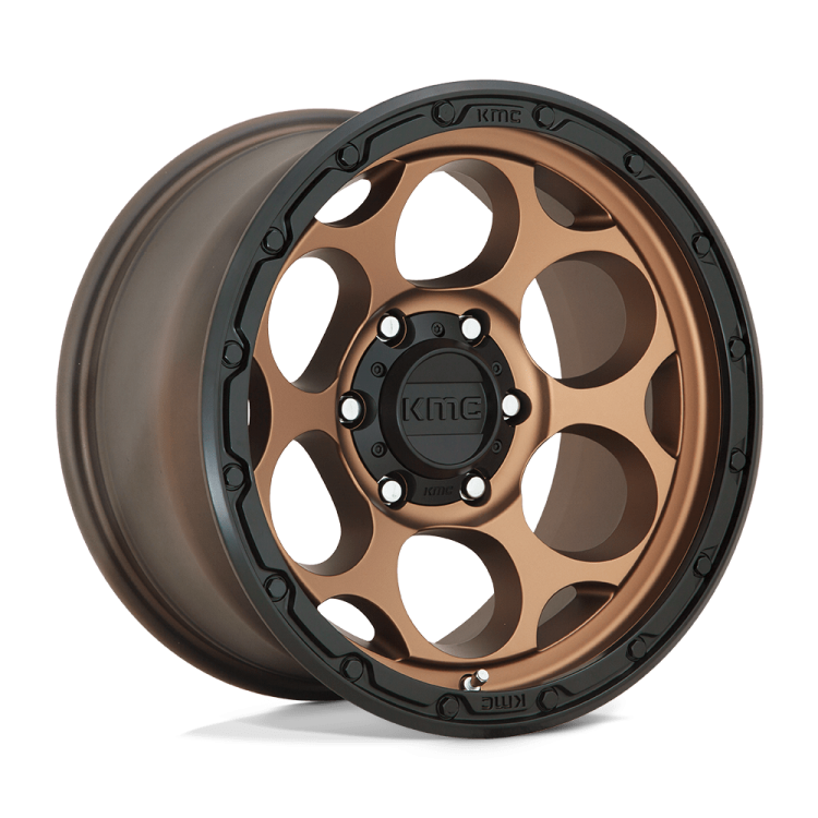 KMC KM541 Dirty Harry Matte Bronze W/ Black Lip - Jeep JK, JL & JT