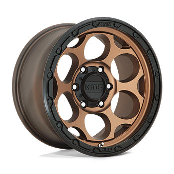 KMC KM541 Dirty Harry Matte Bronze W/ Black Lip - Jeep JK, JL & JT