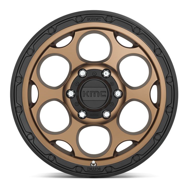 KMC KM541 Dirty Harry Matte Bronze W/ Black Lip - Jeep JK, JL & JT - 2