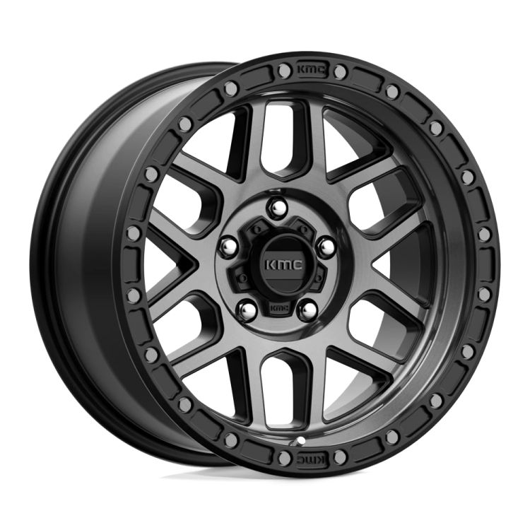 KMC KM544 Mesa Satin Black W/ Gray Tint- Jeep JK, JL & JT