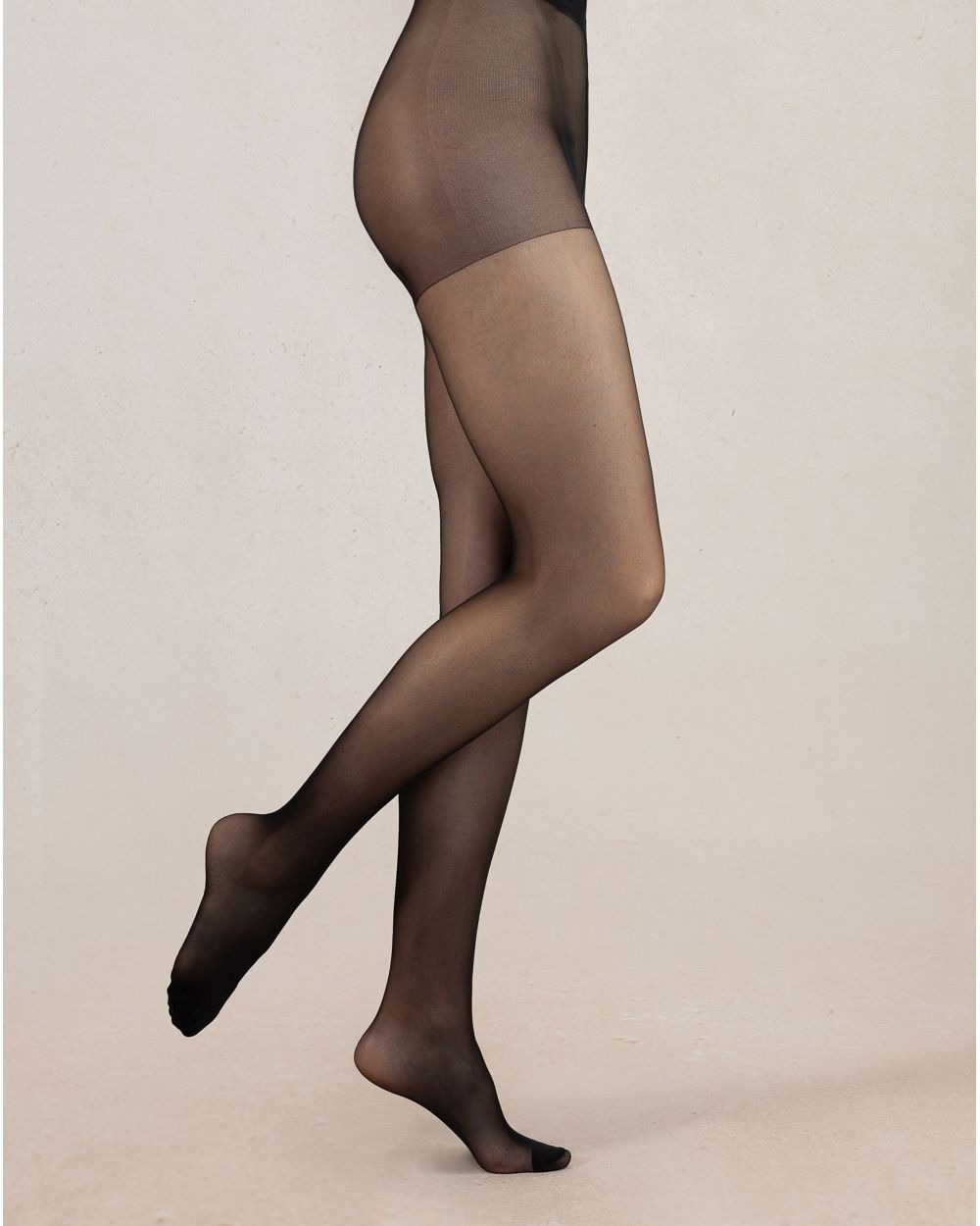 Collant Transparent 18D - Black - Bleuforêt