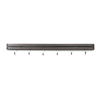 Knivmagnet med krokar 620mm
