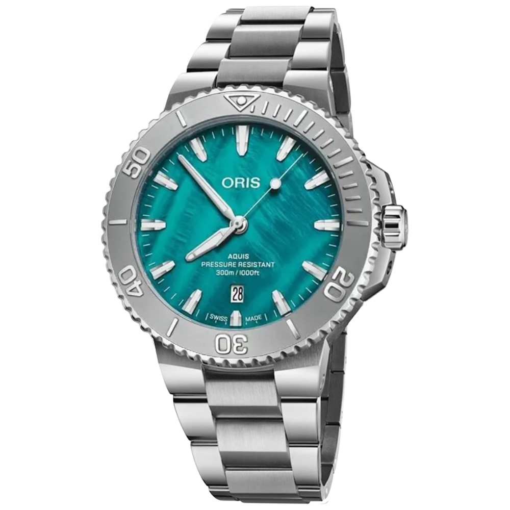 01 733 7789 4187-Set Oris Aquis Date New York Harbor Limited Edition II  43,5