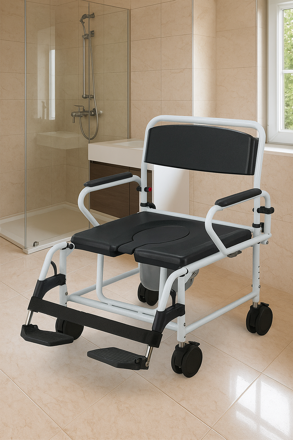 Kakadu XXL duschstol / kommod, bredd 61 cm, klarar 270 kg - 3