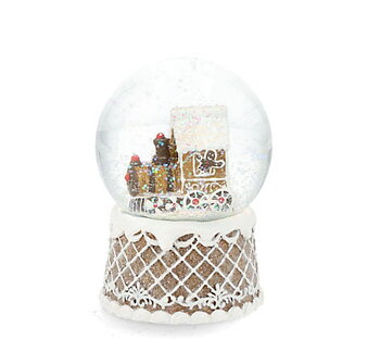 Snöglob Pepparkakståg, 13 cm