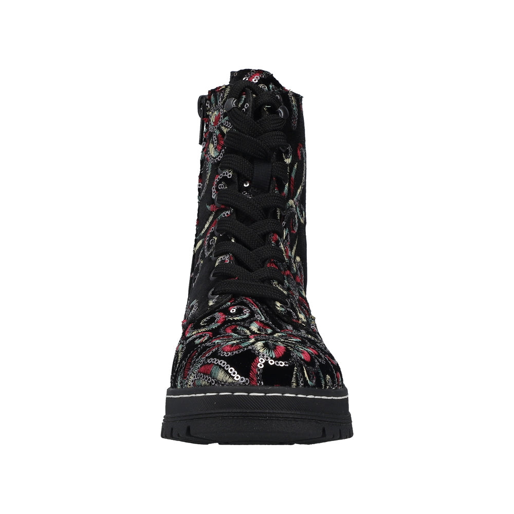 Rieker Damboots Fleecefodrad Blommig - 6