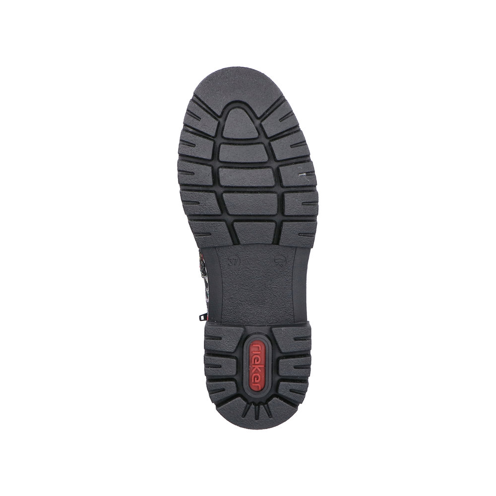 Rieker Damboots Fleecefodrad Blommig - 7