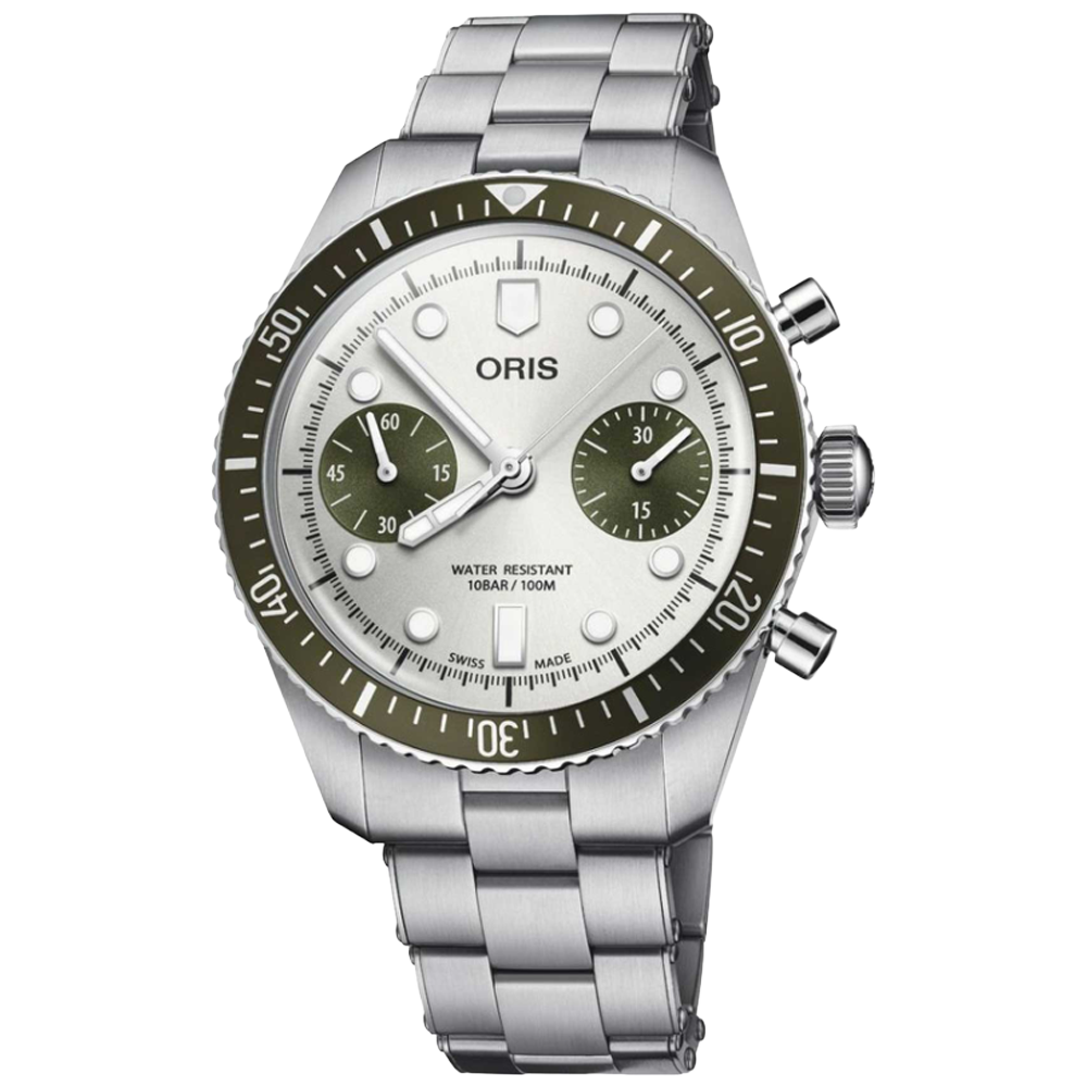 Oris Divers Sixty-Five Chronograph 40 grön - Erikson Urhandel