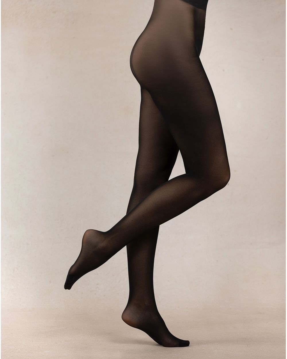 Collant Semi-Opaque 30D - Black - Bleuforêt