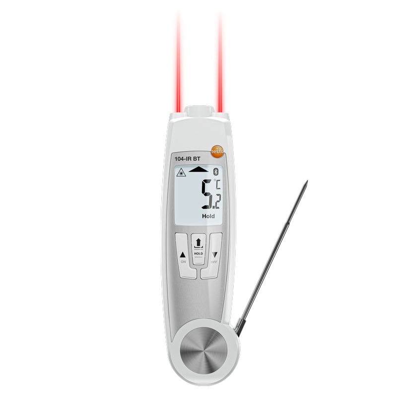 Testo 104-IR BT – IR/instickstermometer med app-anslutning - 2