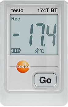 Testo 174 T BT – mini-temperaturlogger med Bluetooth (vit)