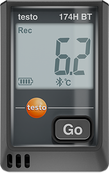 Testo 174 H BT – mini-fuktlogger med Bluetooth (svart)