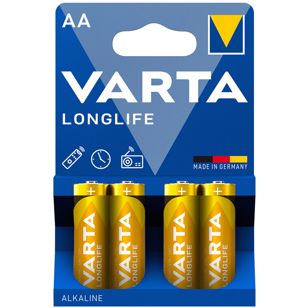 Varta Longlife AA-batteri 4-pack