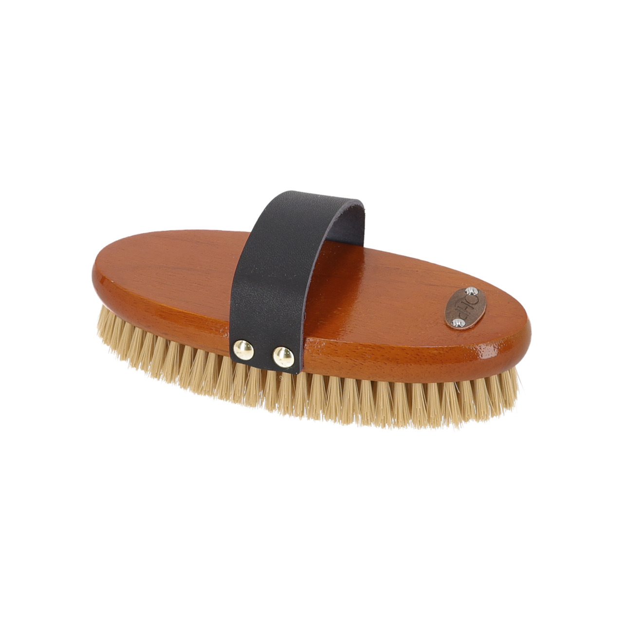 QHP Royal Grooming Set Kit with Brushes - Dark Brown - Wood