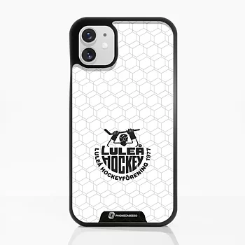 Luleå Hockeys Officiella Vita 3D-Mobilskal med Emblem