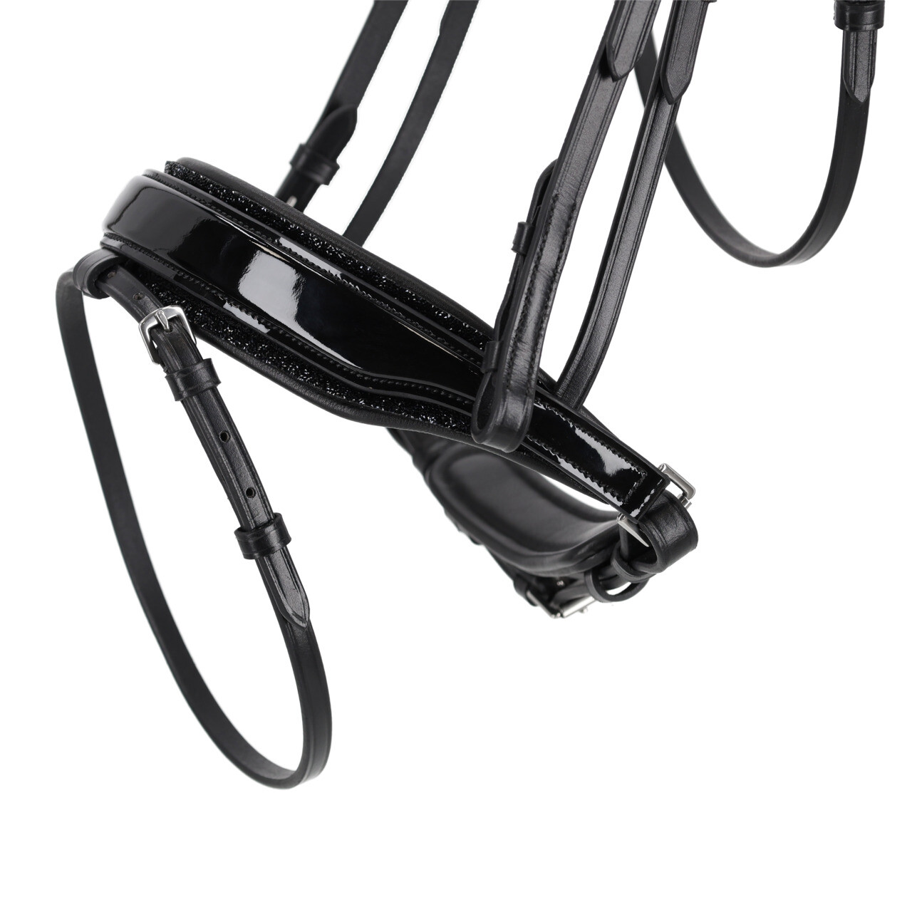 QHP Skye Bridle - Black - padded