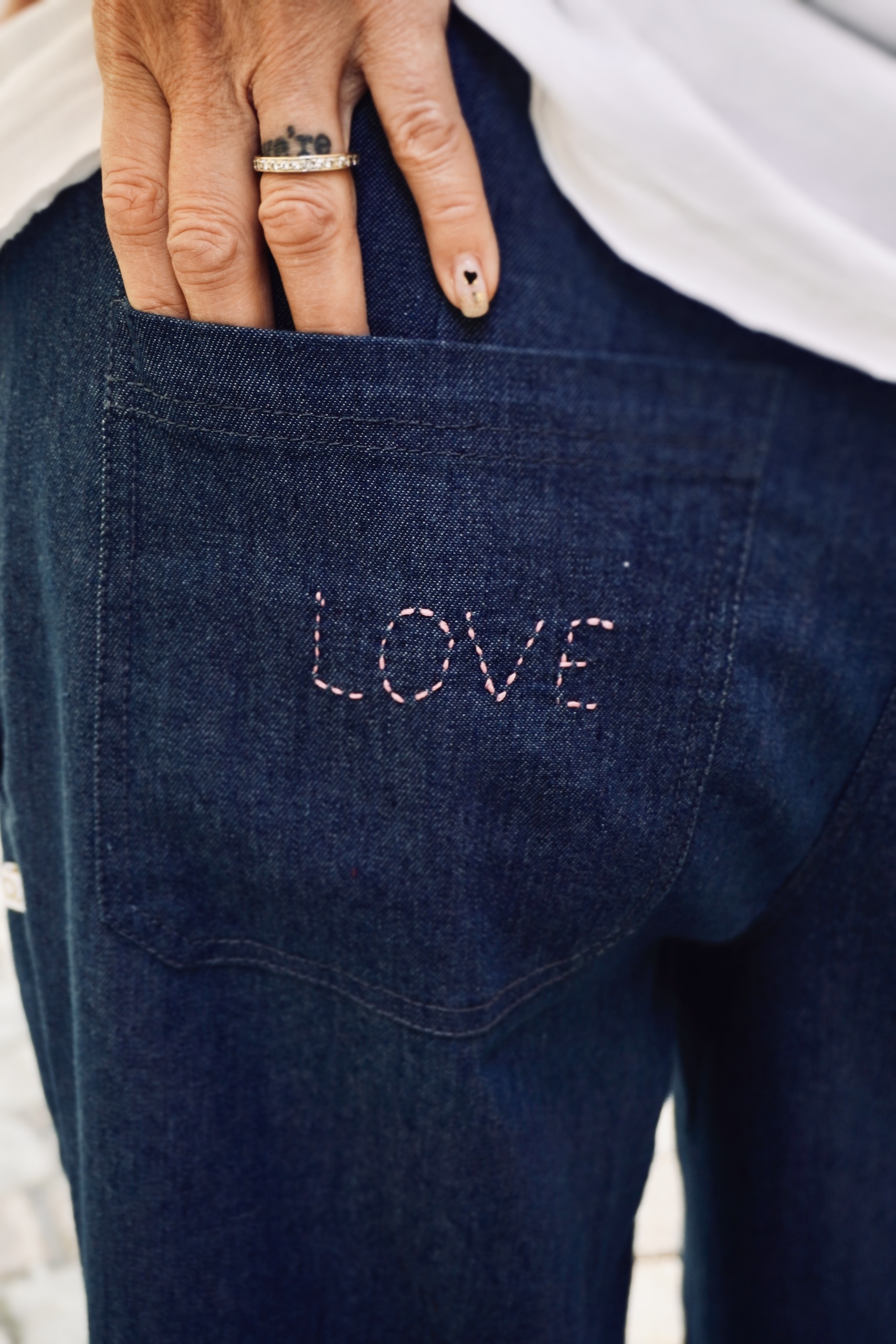 DAKOTA COTTON DENIM PANT  - 3
