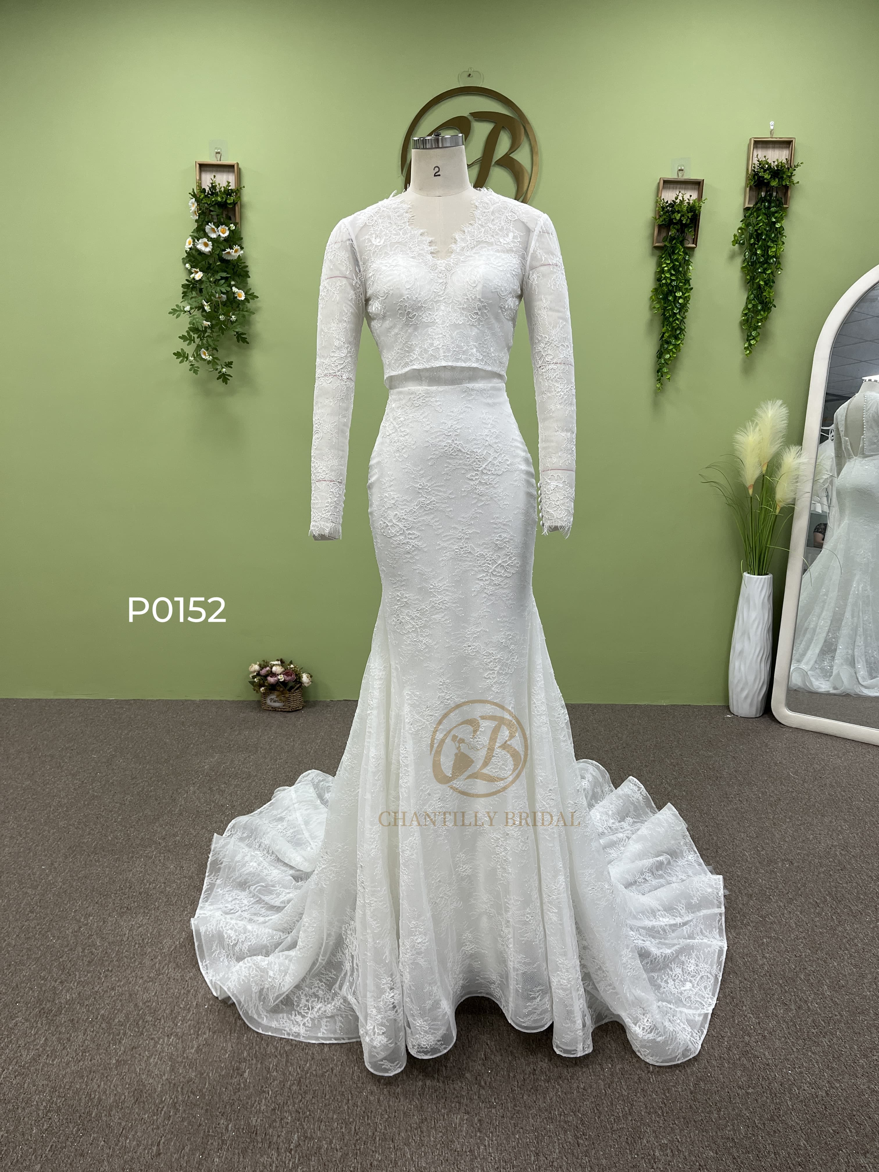 Chantilly Bridal  P0152 löstagbar kjol - 3