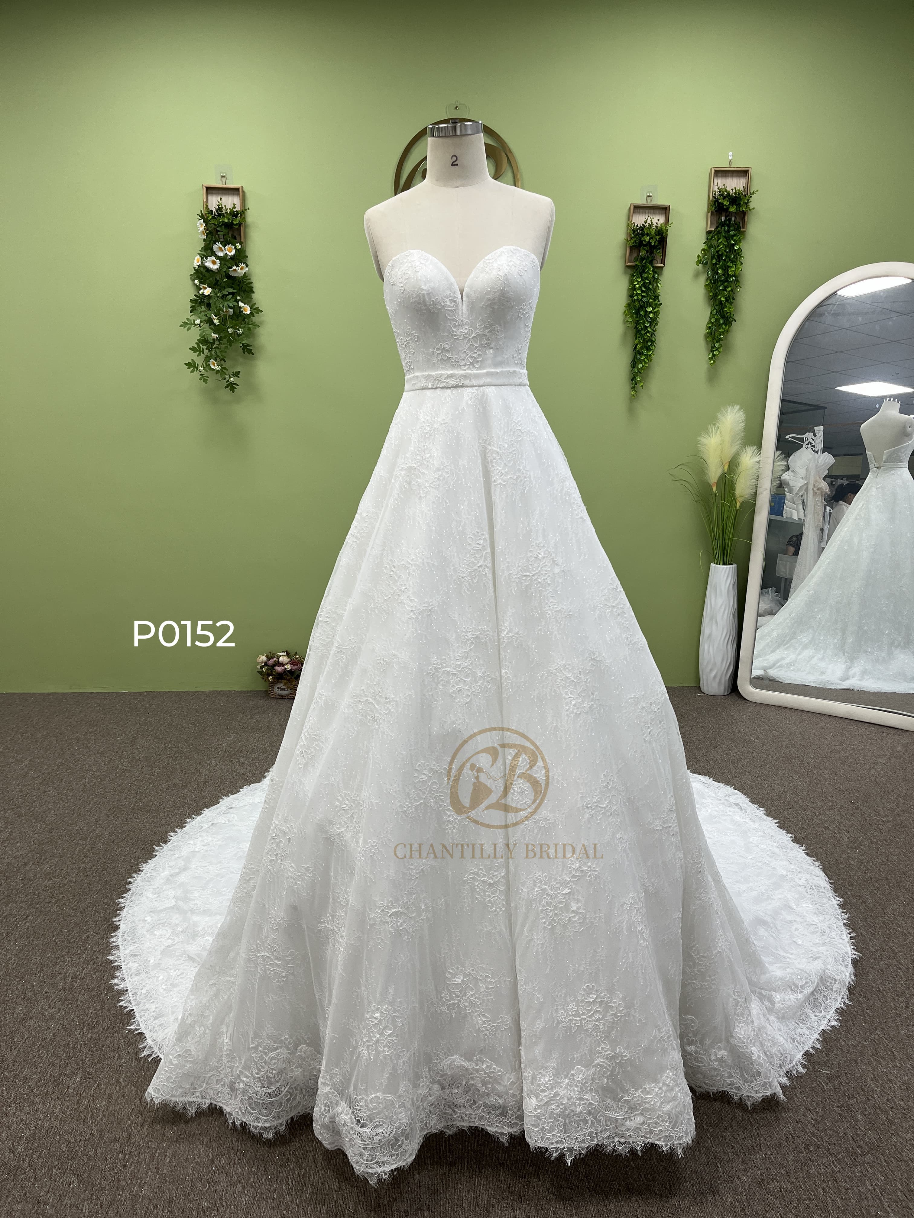 Chantilly Bridal  P0152 löstagbar kjol