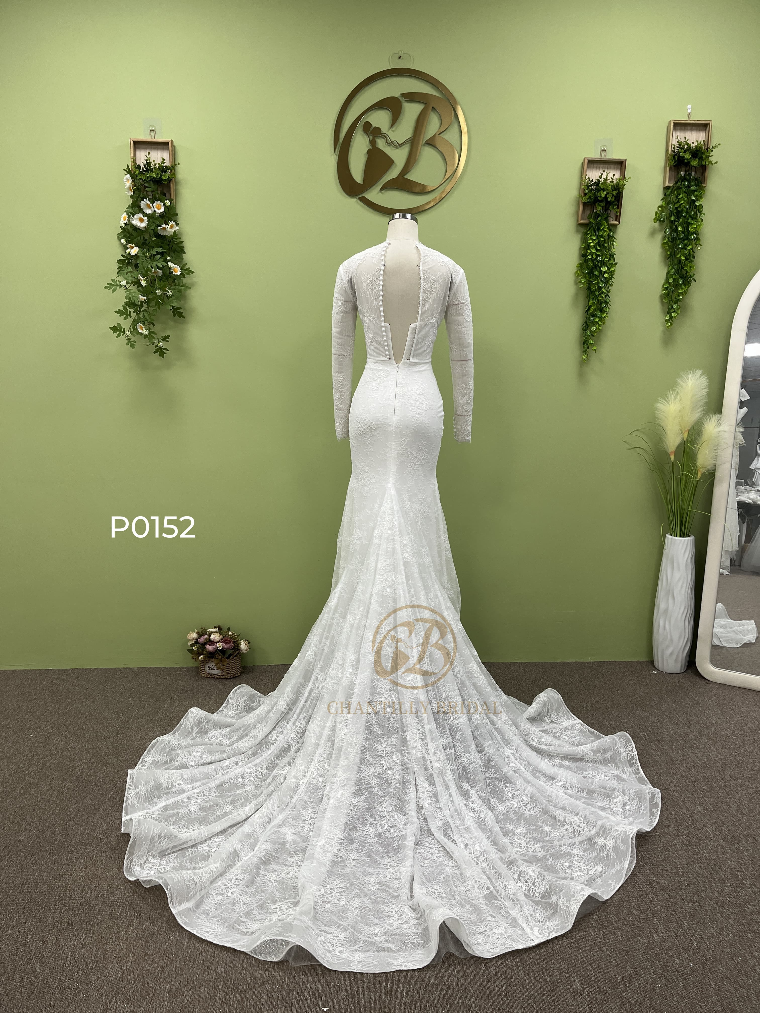 Chantilly Bridal  P0152 löstagbar kjol - 6