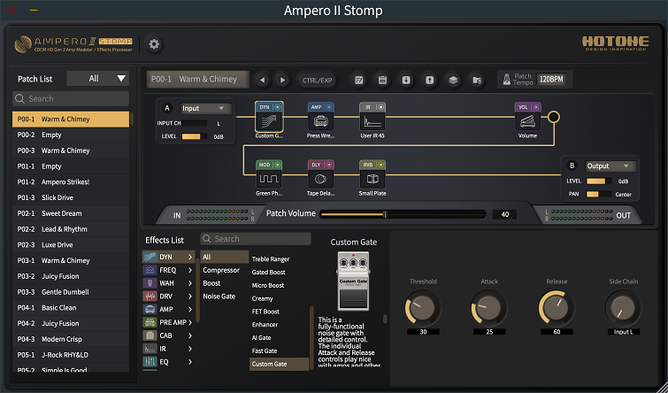 Hotone Ampero II Stomp - 7