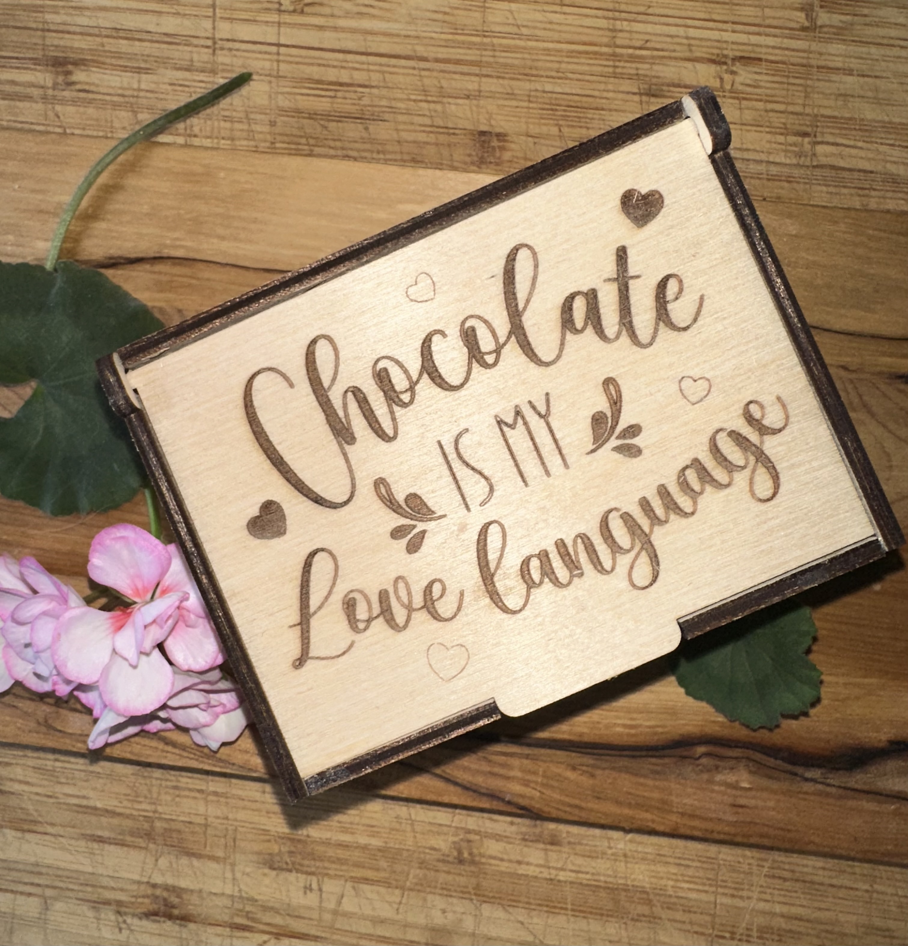 Chokladbox liten "Chocolate is my..."