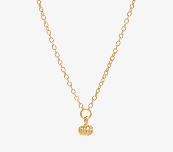 New Bud Drop-halskæde i guld