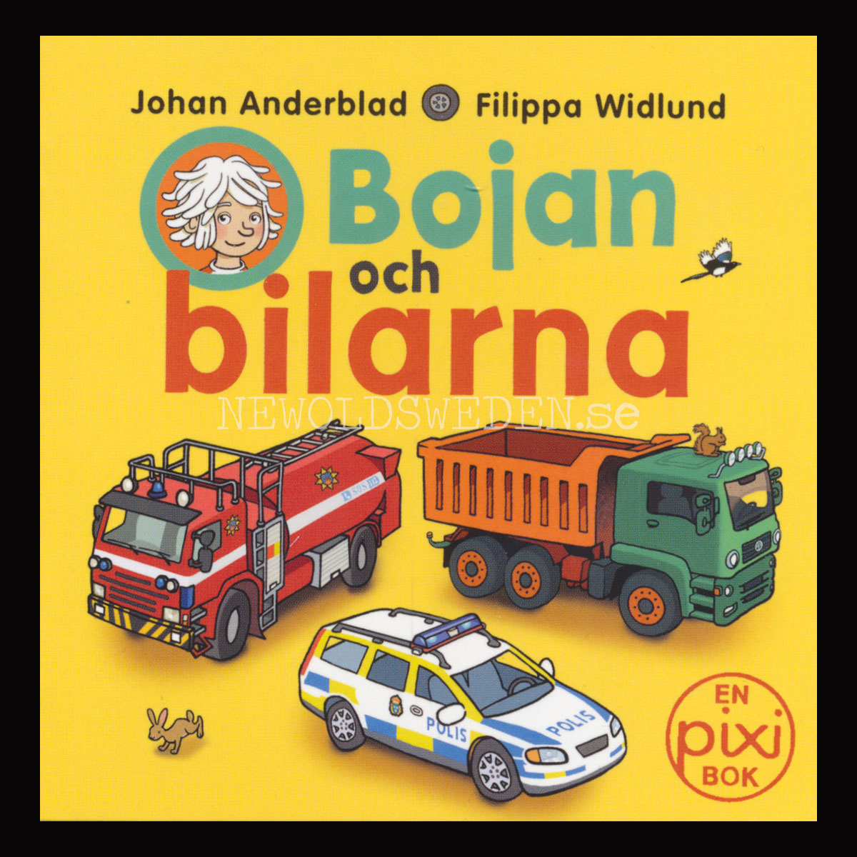 BOJAN OCH BILARNA- pixiböcker - P75 - 2