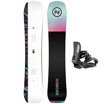 Nidecker Snowboardpaket - Venus 147 + Nitro Talent Black M