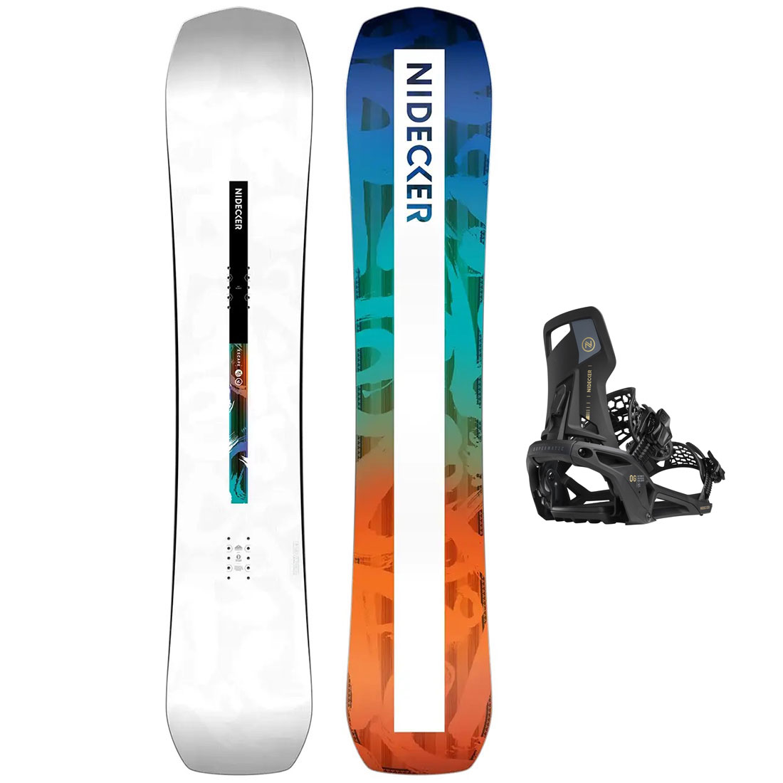 Nidecker Snowboardpaket - Escape 162W + Supermatic OG Black XL