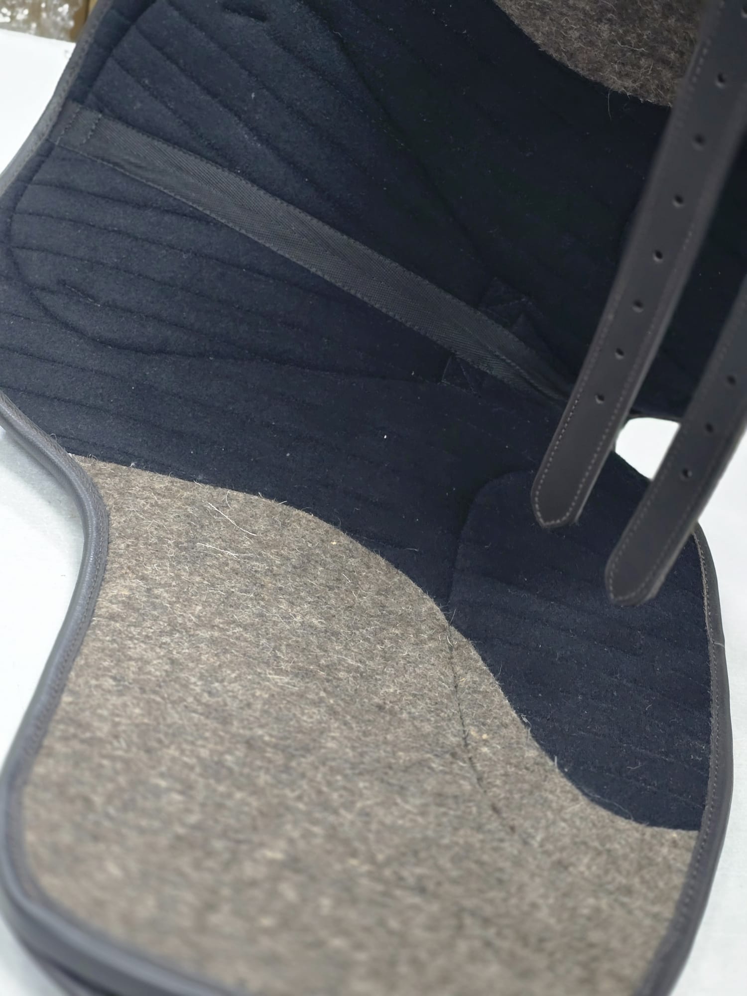 EDIX® Union, ridpad / barbackasadel, mocka, svart - 8