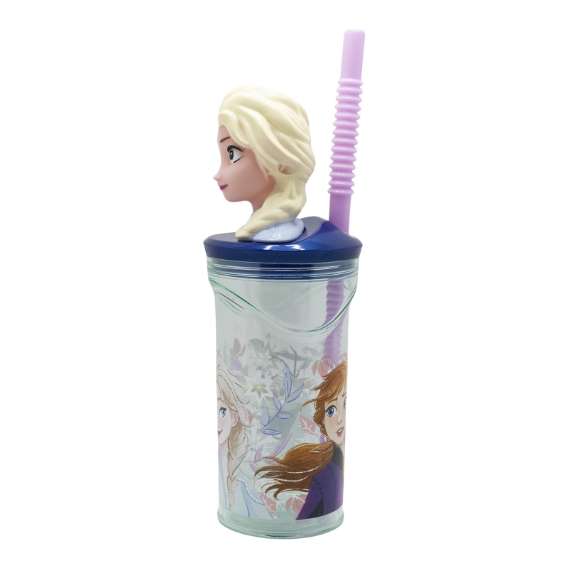 Frost Disney Mugg med Sugrör 3D Elsa ST - 2