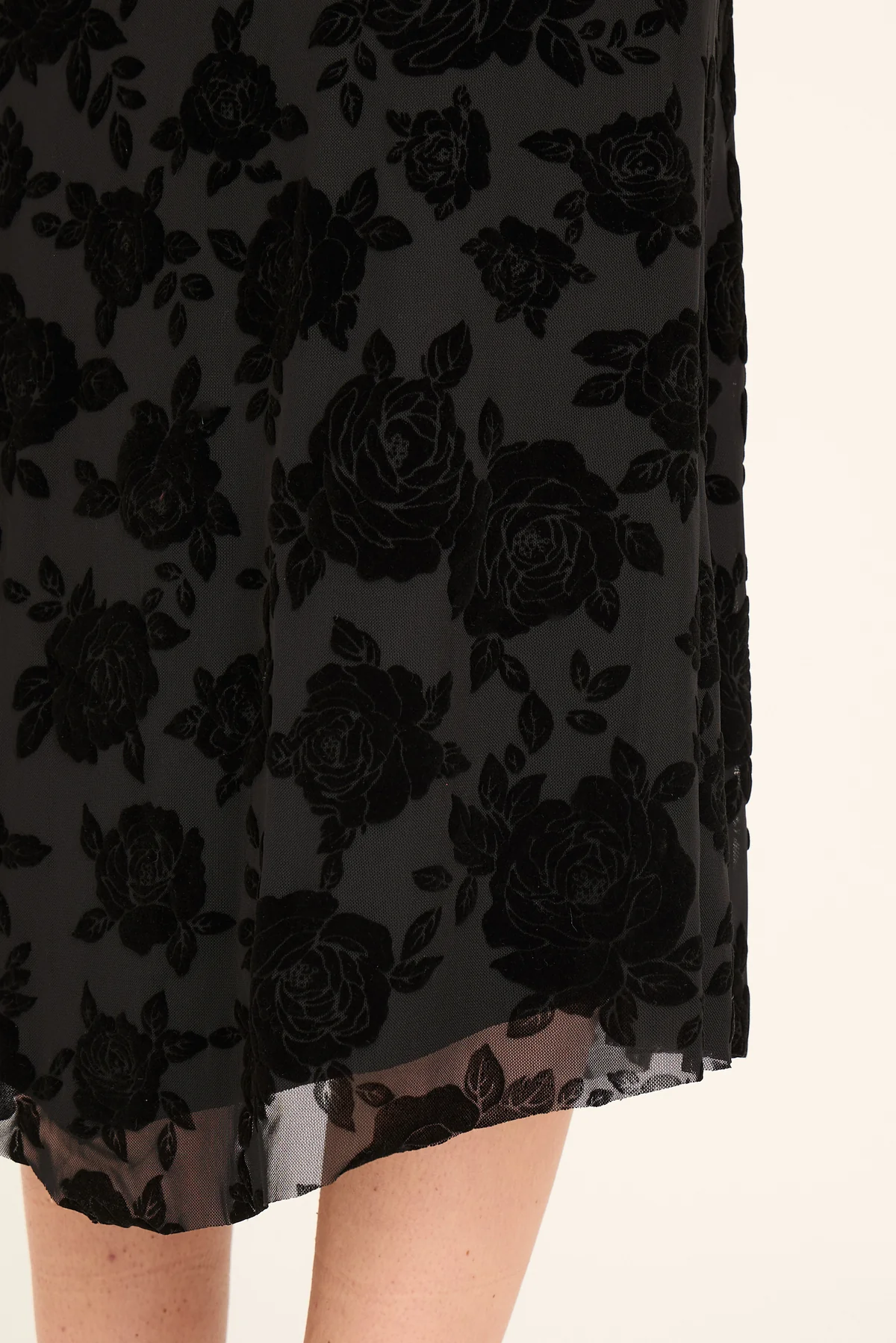 A-View - Claudine Skirt Black - 4