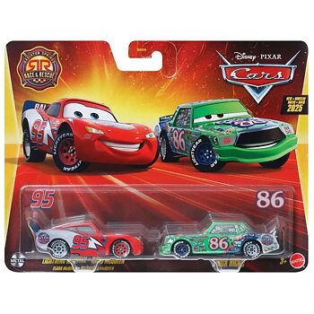 Disney Cars 2-pack Blixten McQueen & Chick Hicks