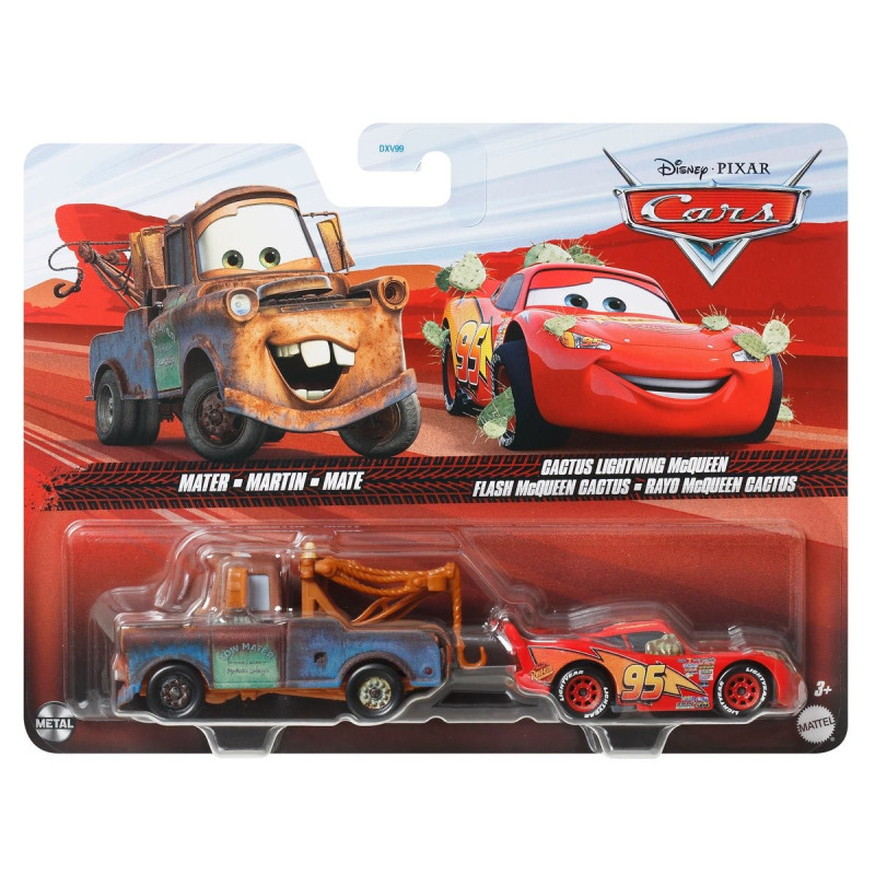 Disney Cars 2-pack Bärgarn & Cactus Blixten McQueen