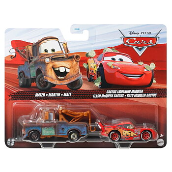 Disney Cars 2-pack Bärgarn & Cactus Blixten McQueen