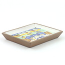 Marianne Starck (1960s) Rectangular Wall Plaque with Fishermen 14 cm