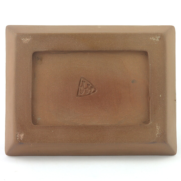 Marianne Starck (1960s) Rectangular Wall Plaque with Fishermen 14 cm