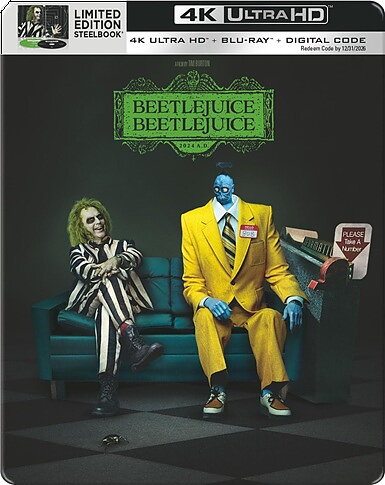 Beetlejuice Beetlejuice - Limited Edition Steelbook (BLU-RAY 4K ULTRA HD + BLU-RAY)