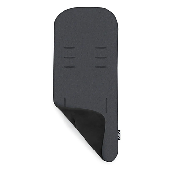 Inovi Sittvagnsdyna Memory Foam Reversible - Black/Black