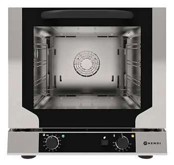 Compact hot air oven with humidification