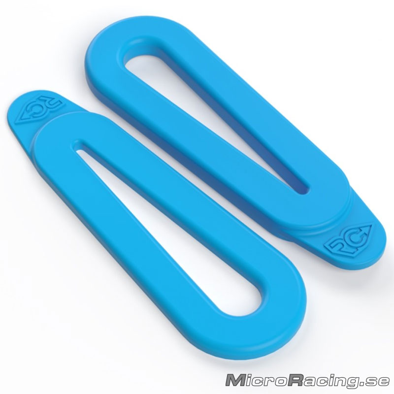 RC PROJECT - Förgasar Gummiband, Blå, 2st