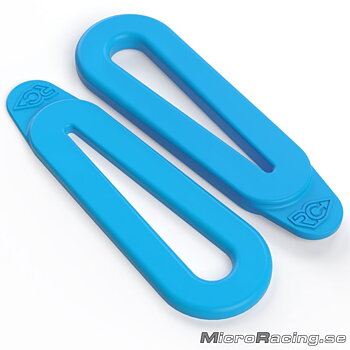 RC PROJECT - Förgasar Gummiband, Blå, 2st